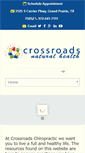 Mobile Screenshot of crossroadsnaturalhealth.com
